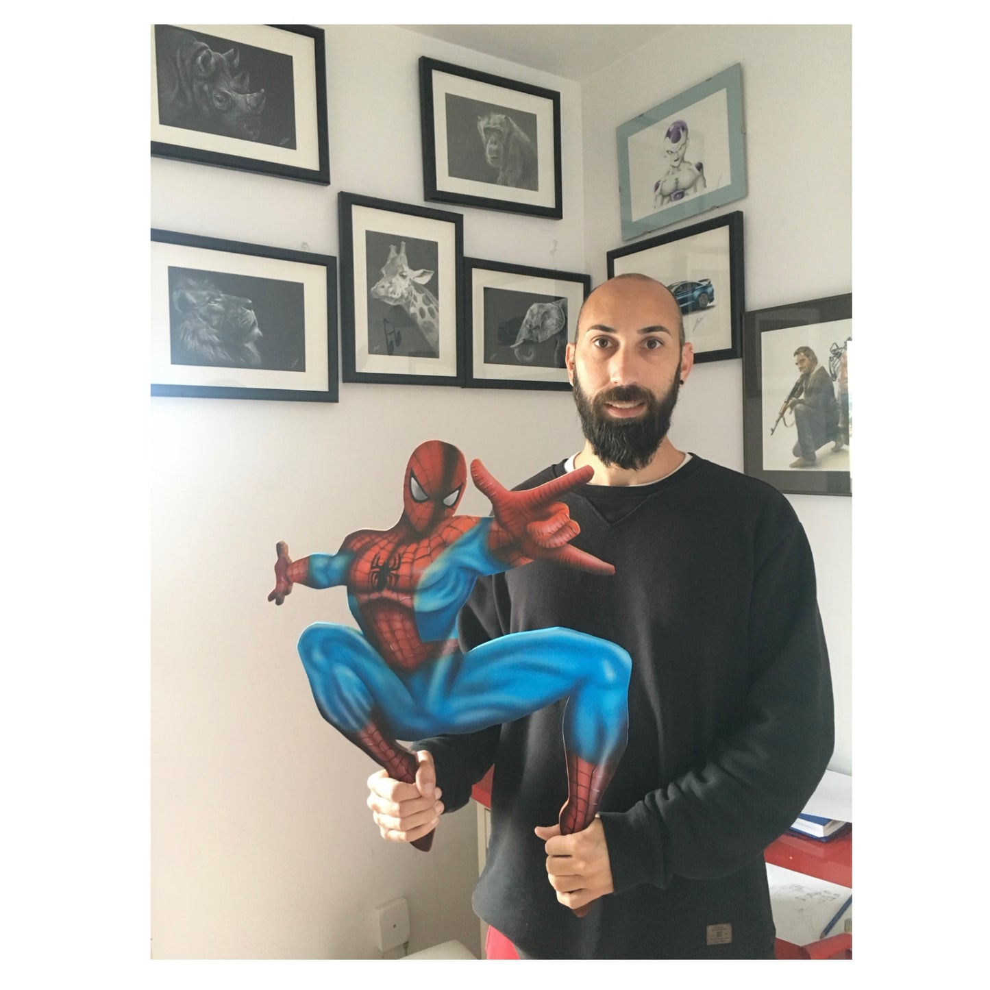 Spiderman ( En Madera )