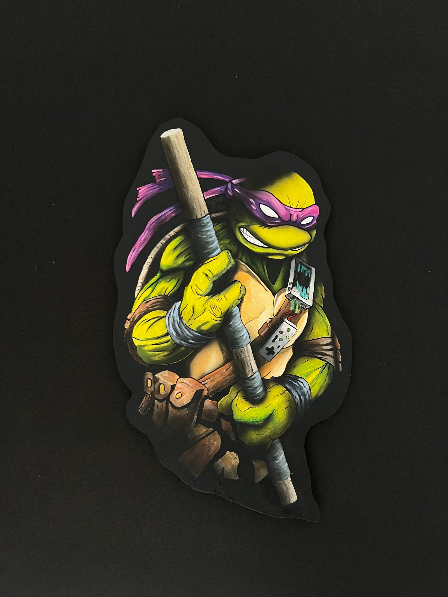 Tortuga Ninja Donatello ( En Madera )